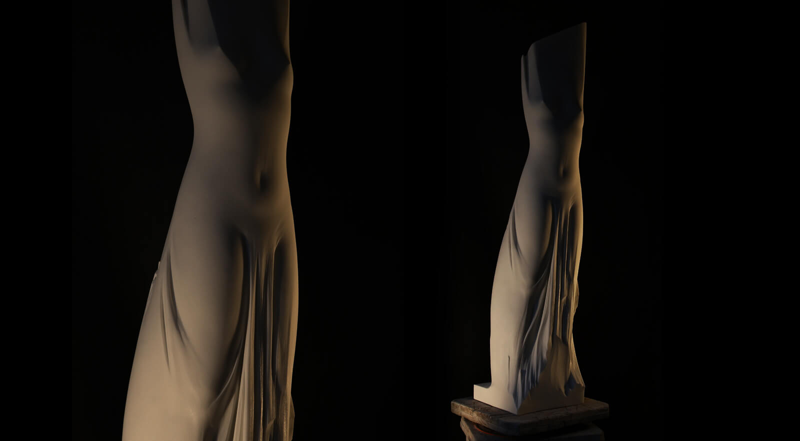 Athena | 2014 | cm 194,5-42-40 | marmo statuario - marble